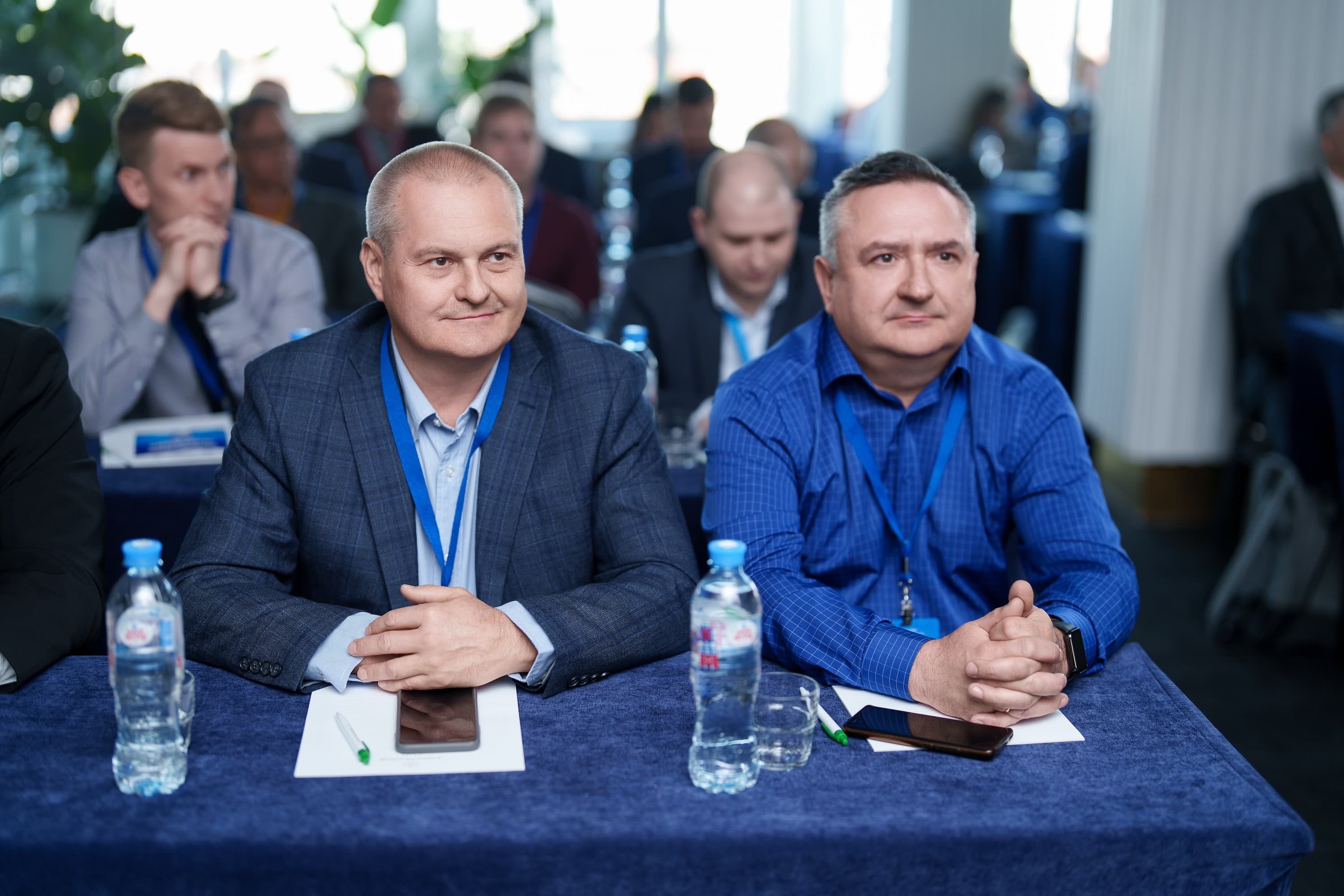 Igor Legun and Vladimir Logutov attend the "Compressor Technologies 2025" conference